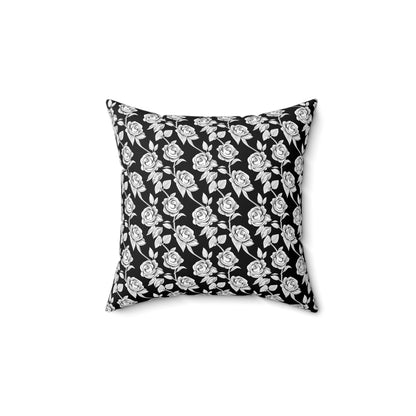 floral throw pillow