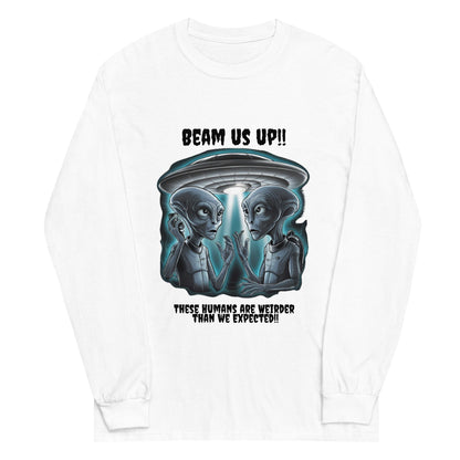 Alien Humor Men’s Long Sleeve Shirt - Ruppy's Creations