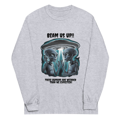 Alien Humor Men’s Long Sleeve Shirt - Ruppy's Creations