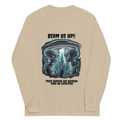 Alien Humor Men’s Long Sleeve Shirt - Ruppy's Creations