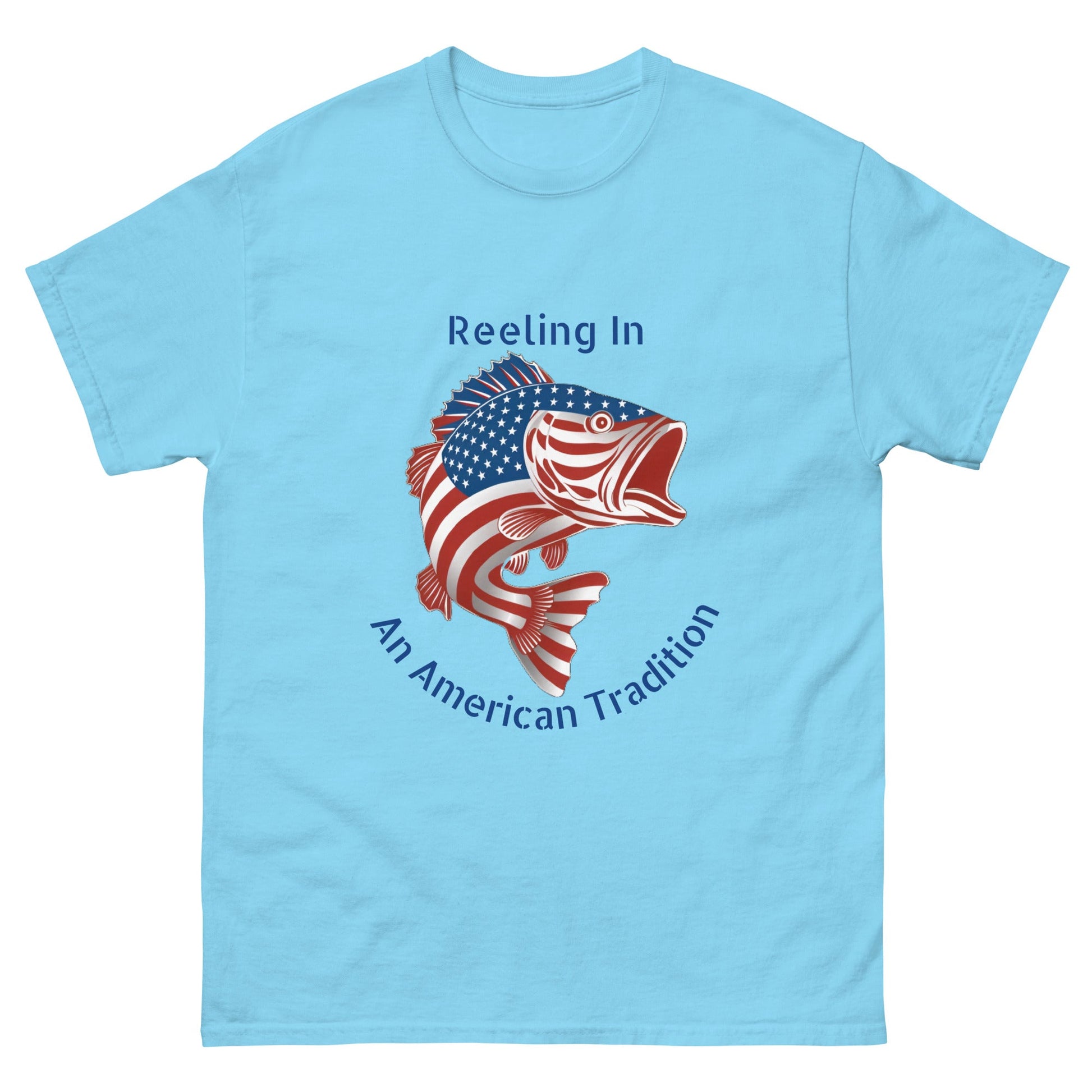 American Fishing Theme Men's classic tee - Ruppy's Creations