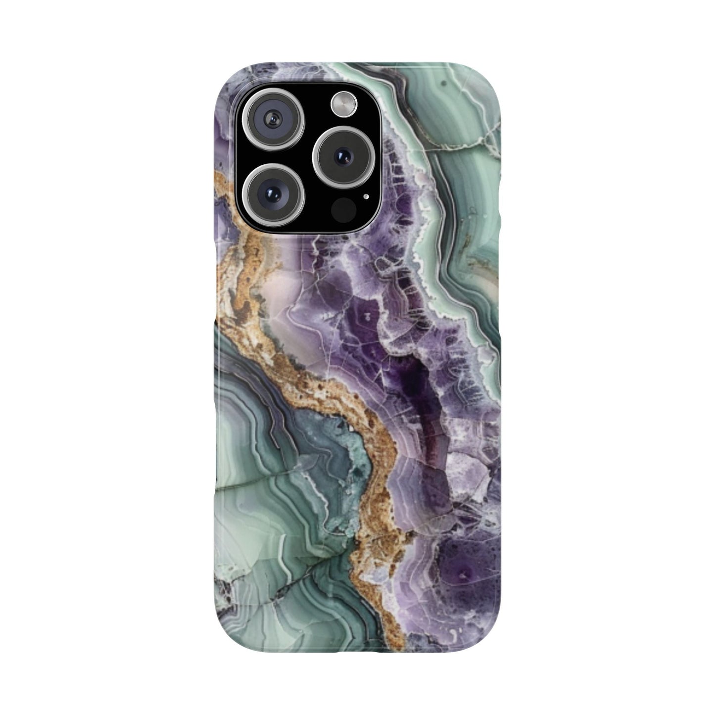 Amethyst & Jade Look Slim iPhone Case - Ruppy's Creations