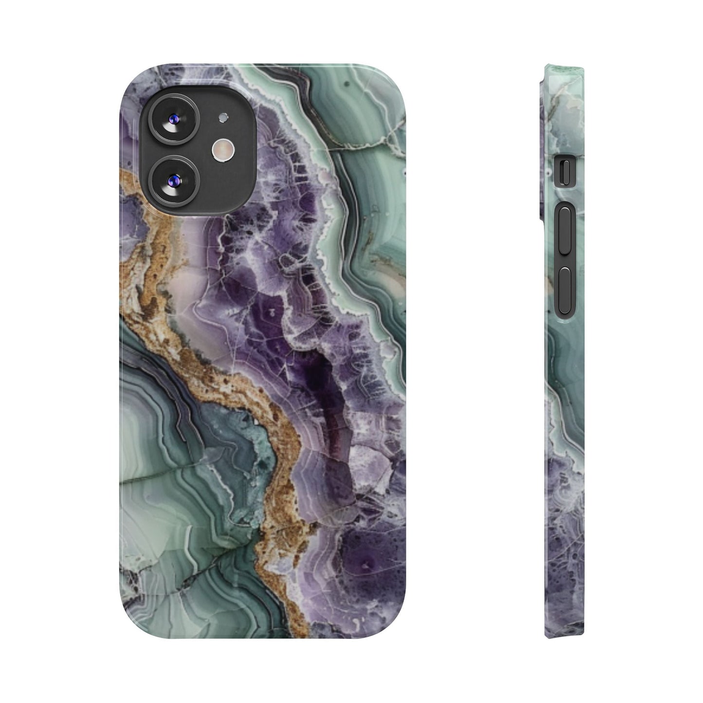 Amethyst & Jade Look Slim iPhone Case - Ruppy's Creations