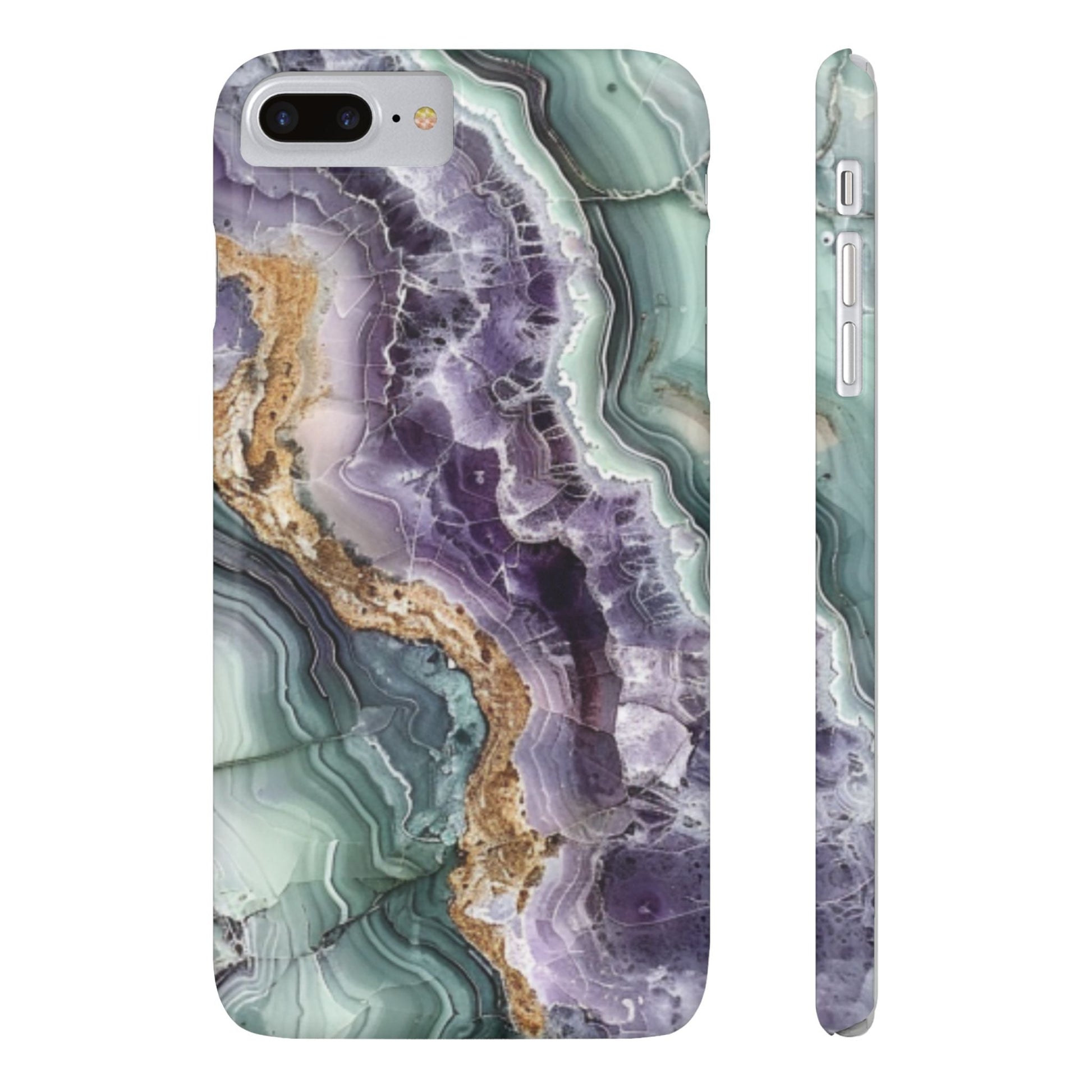 Amethyst & Jade Look Slim iPhone Case - Ruppy's Creations