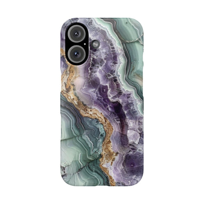 Amethyst & Jade Look Slim iPhone Case - Ruppy's Creations