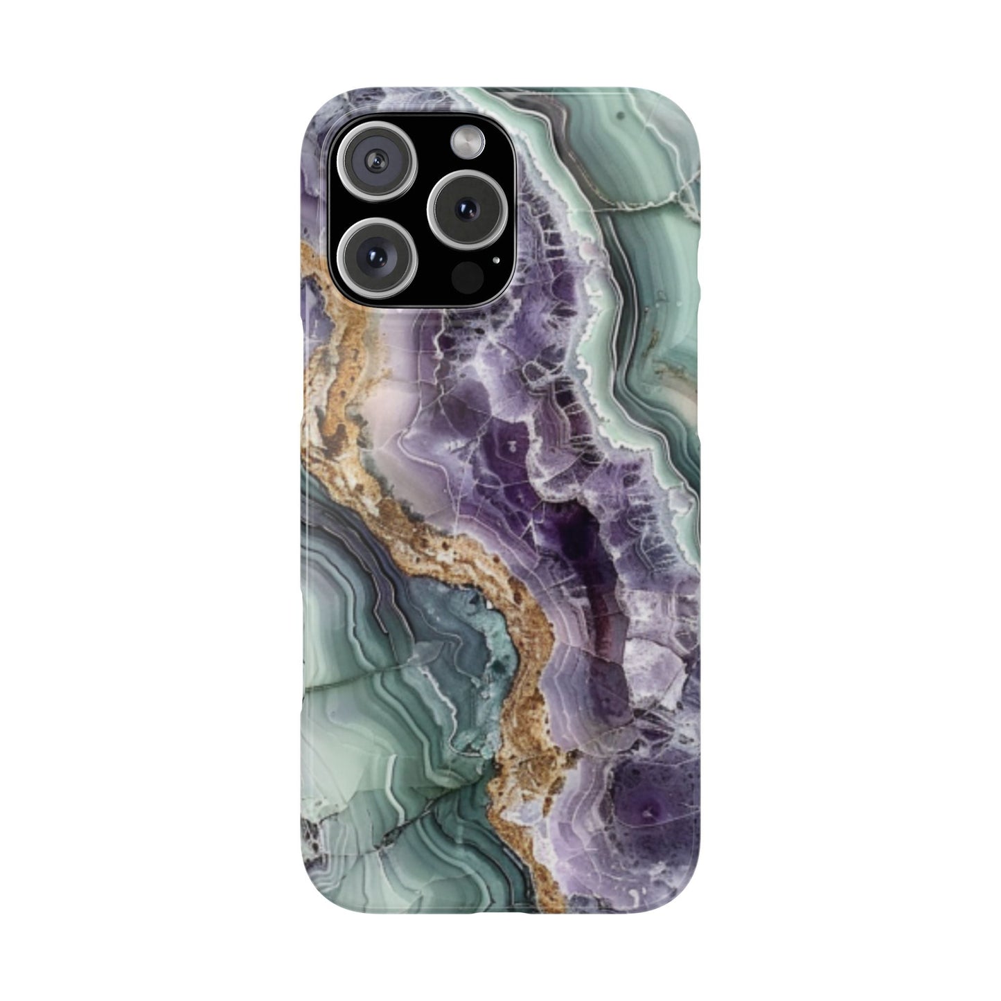 Amethyst & Jade Look Slim iPhone Case - Ruppy's Creations