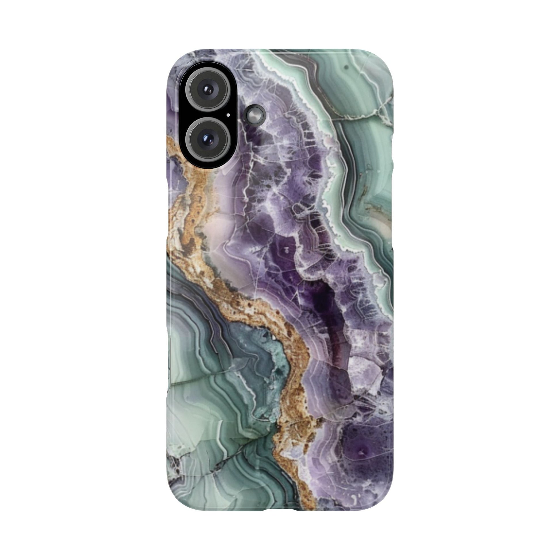 Amethyst & Jade Look Slim iPhone Case - Ruppy's Creations