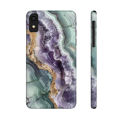 Amethyst & Jade Look Slim iPhone Case - Ruppy's Creations