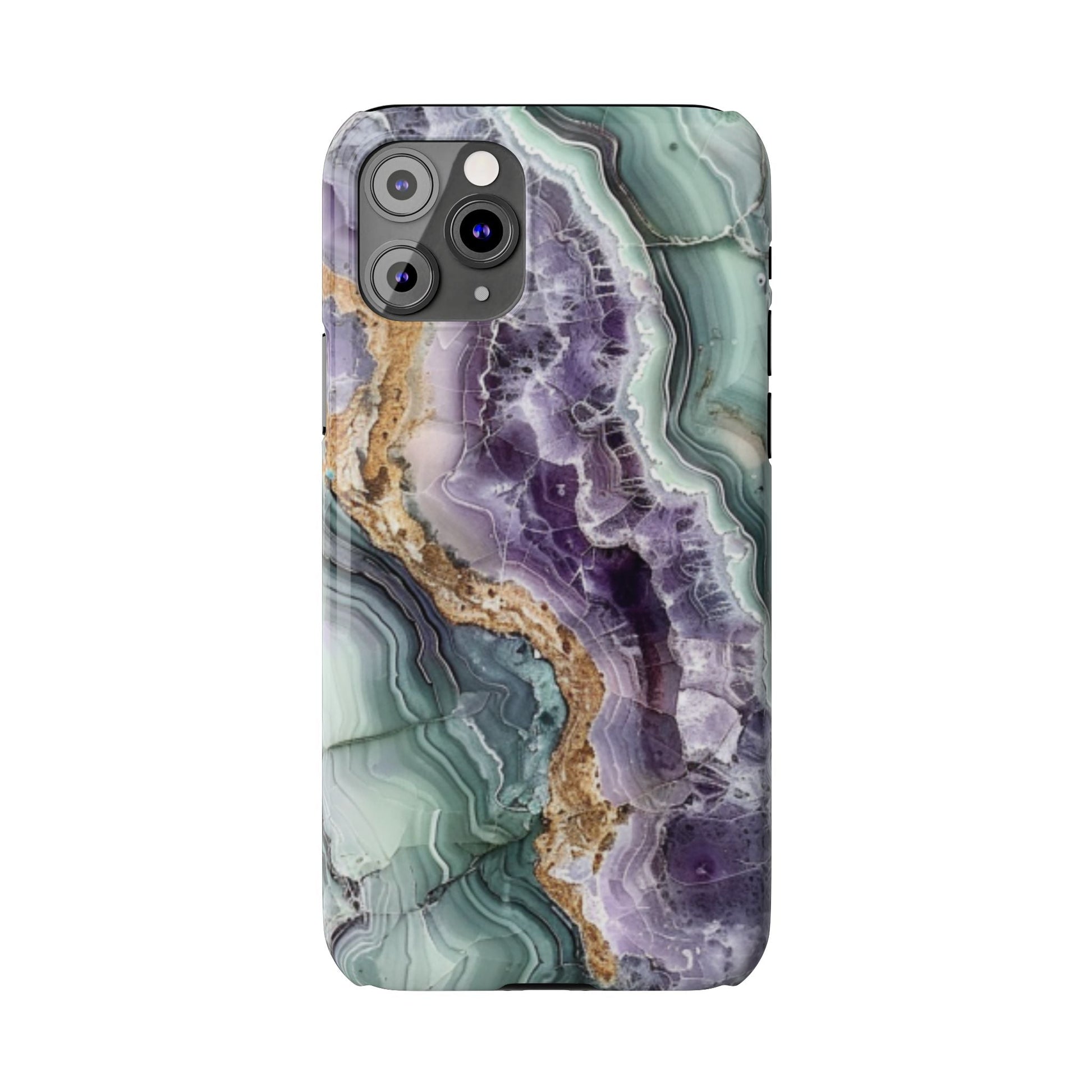 Amethyst & Jade Look Slim iPhone Case - Ruppy's Creations