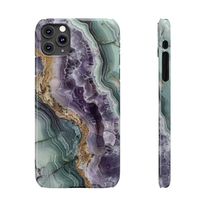 Amethyst & Jade Look Slim iPhone Case - Ruppy's Creations