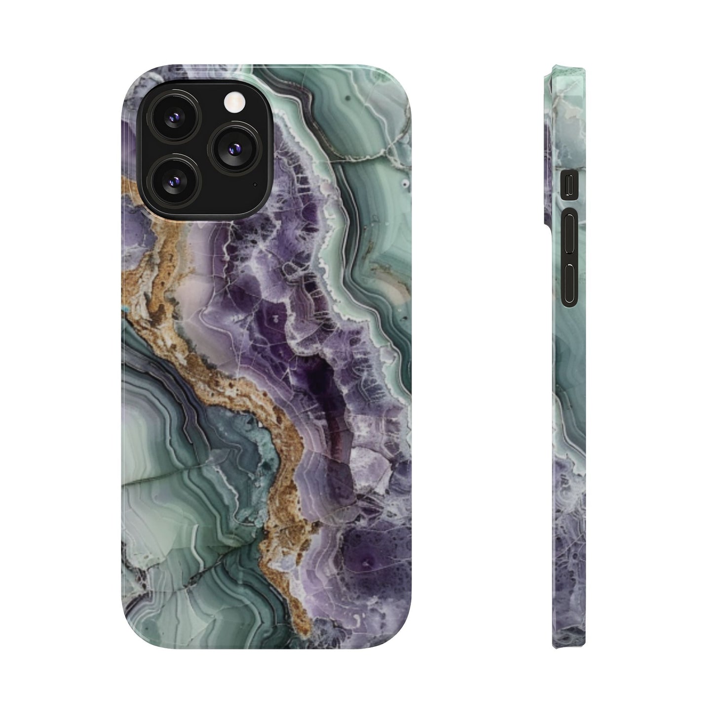 Amethyst & Jade Look Slim iPhone Case - Ruppy's Creations