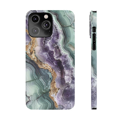 Amethyst & Jade Look Slim iPhone Case - Ruppy's Creations