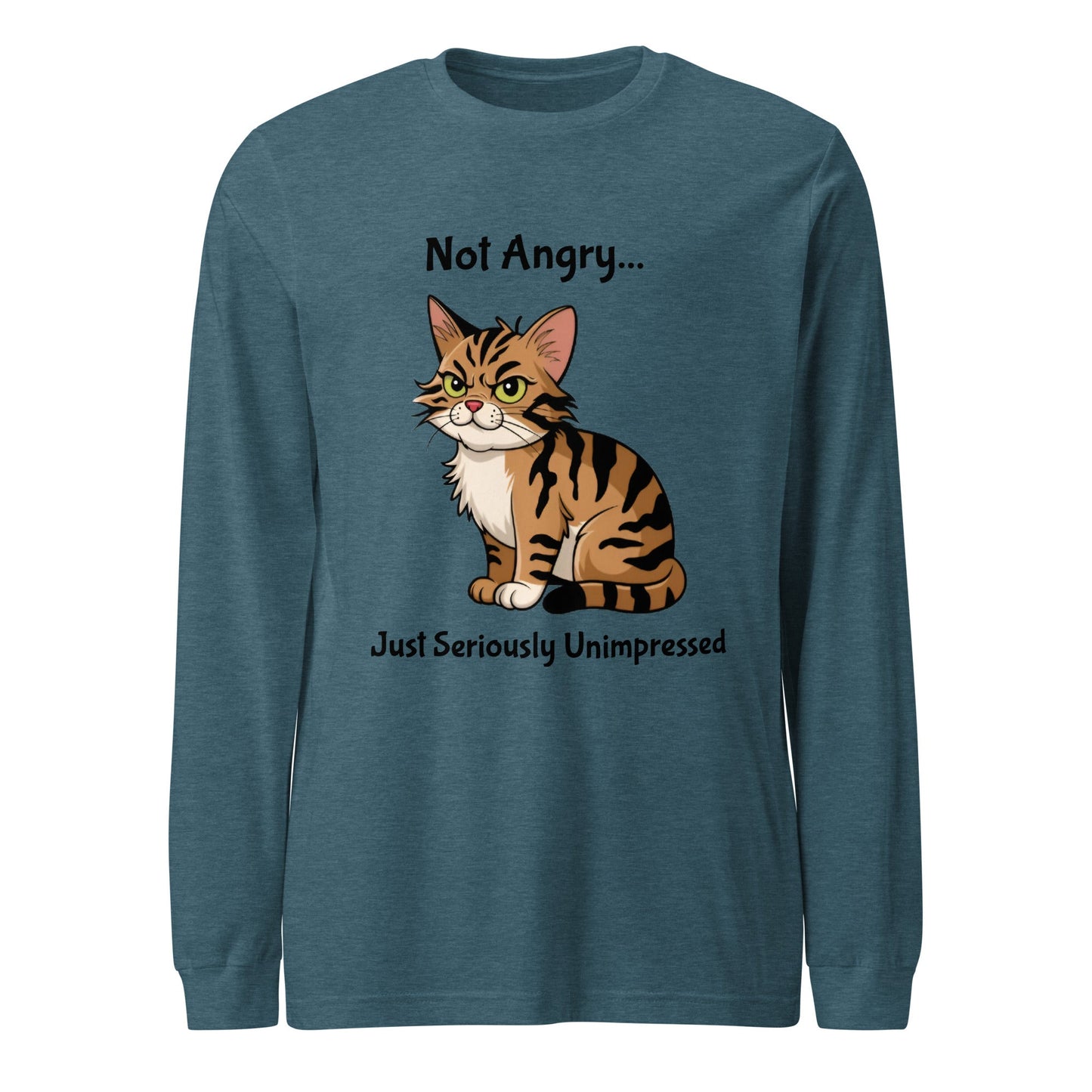 Angry Cat Unisex Long Sleeve Tee - Ruppy's Creations