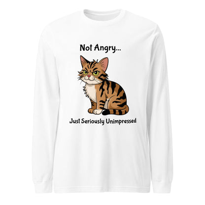 Angry Cat Unisex Long Sleeve Tee - Ruppy's Creations