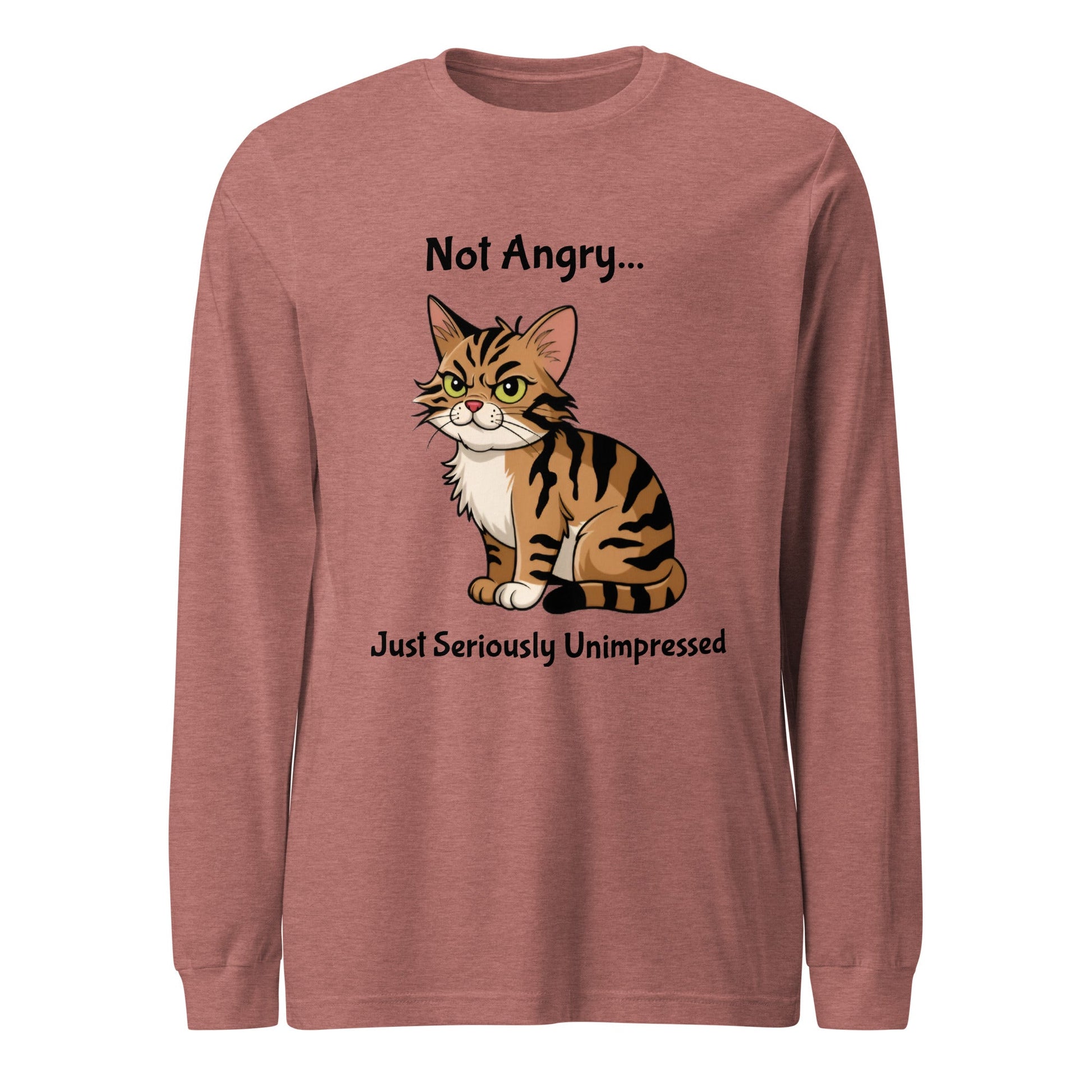 Angry Cat Unisex Long Sleeve Tee - Ruppy's Creations