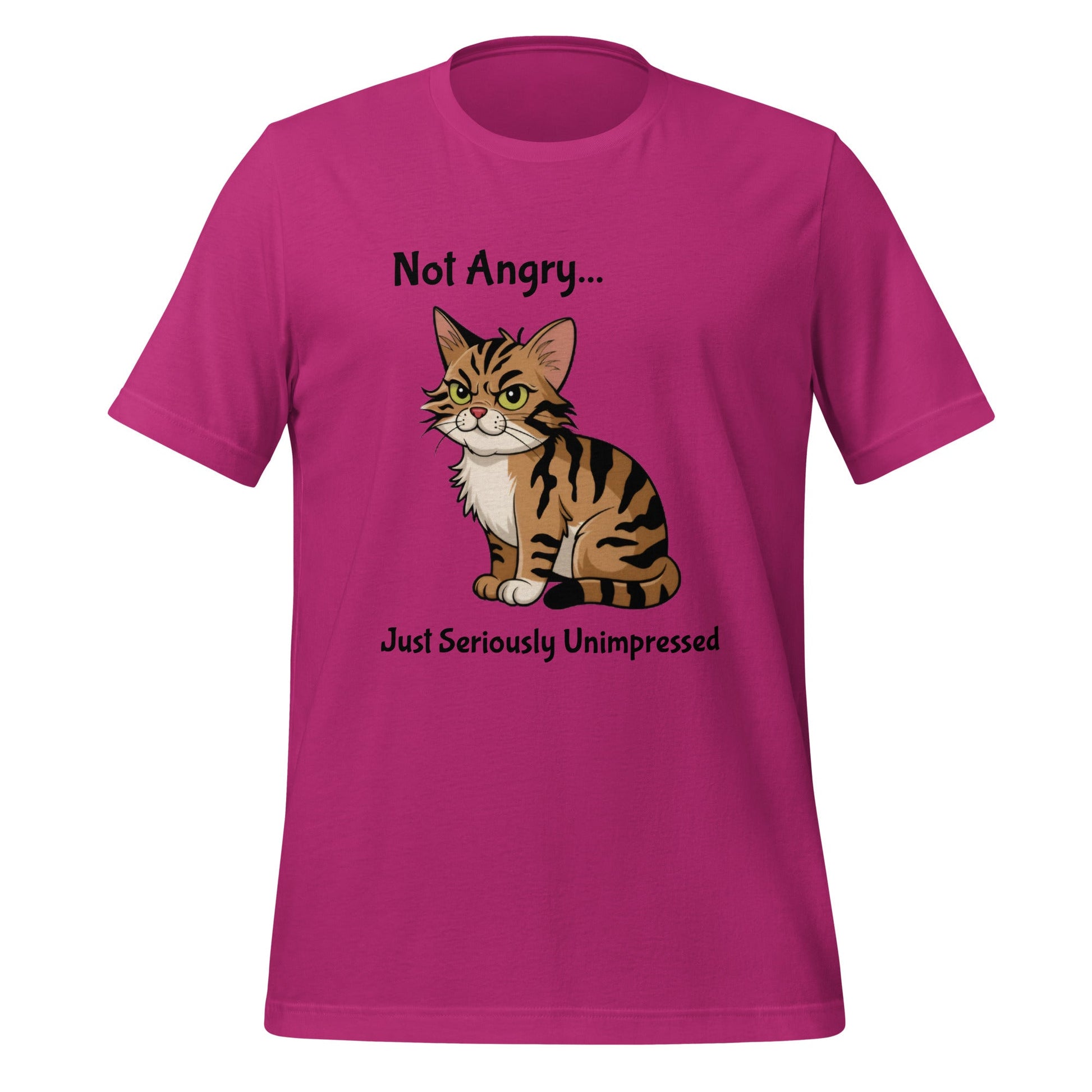 Angry Cat Unisex t-shirt - Ruppy's Creations