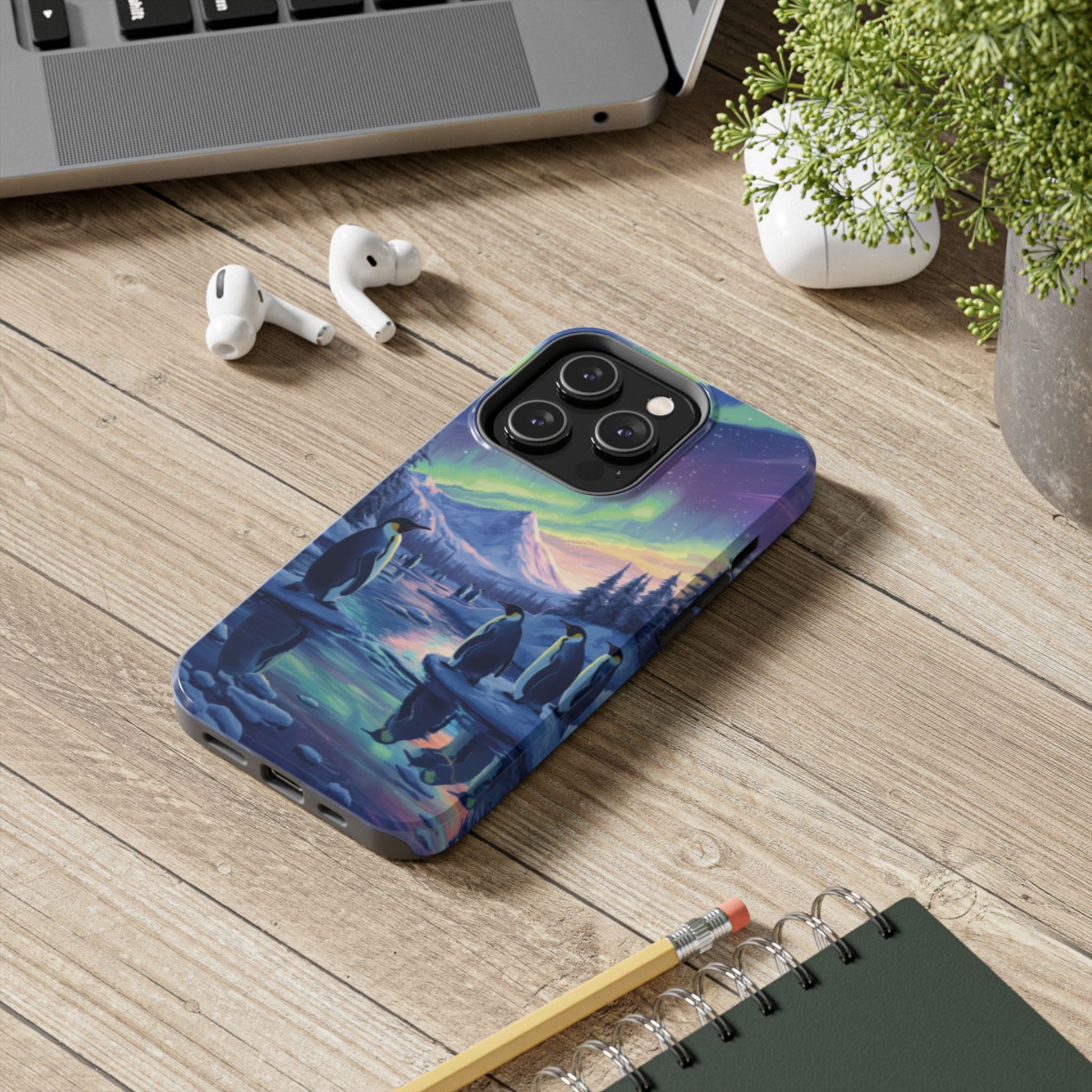 Arctic Glow Tough Phone Case for iphone & Samsung - Ruppy's Creations