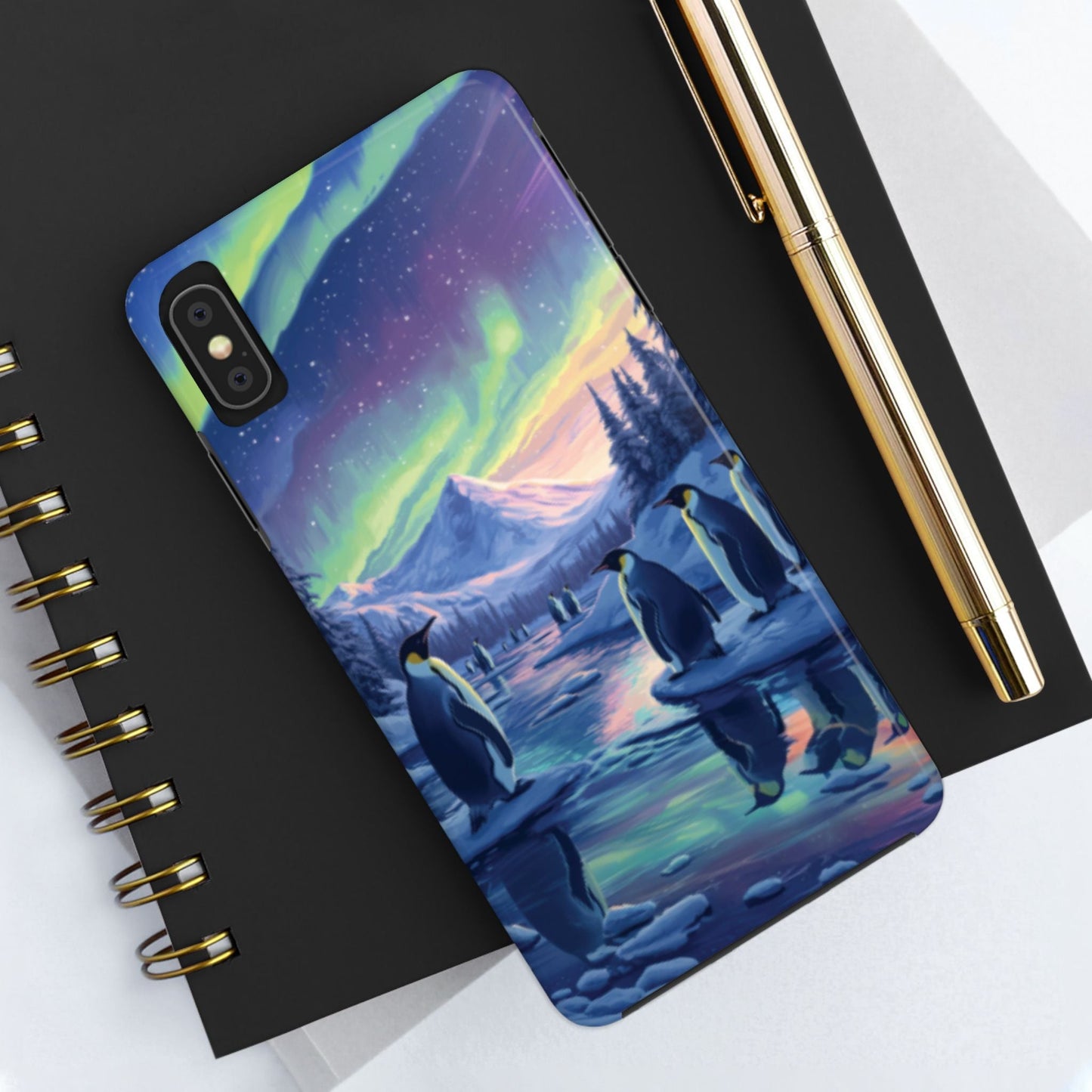 Arctic Glow Tough Phone Case for iphone & Samsung - Ruppy's Creations