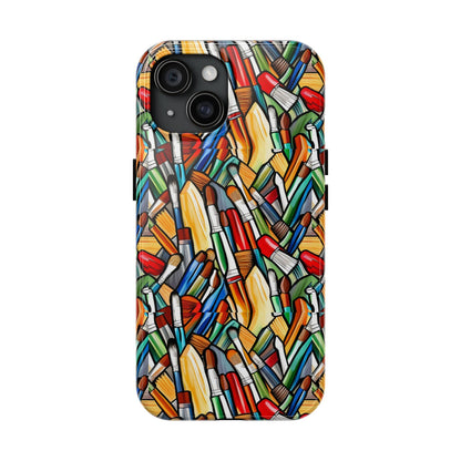 Artist's Brush iphone Tough Phone Case - Ruppy's Creations