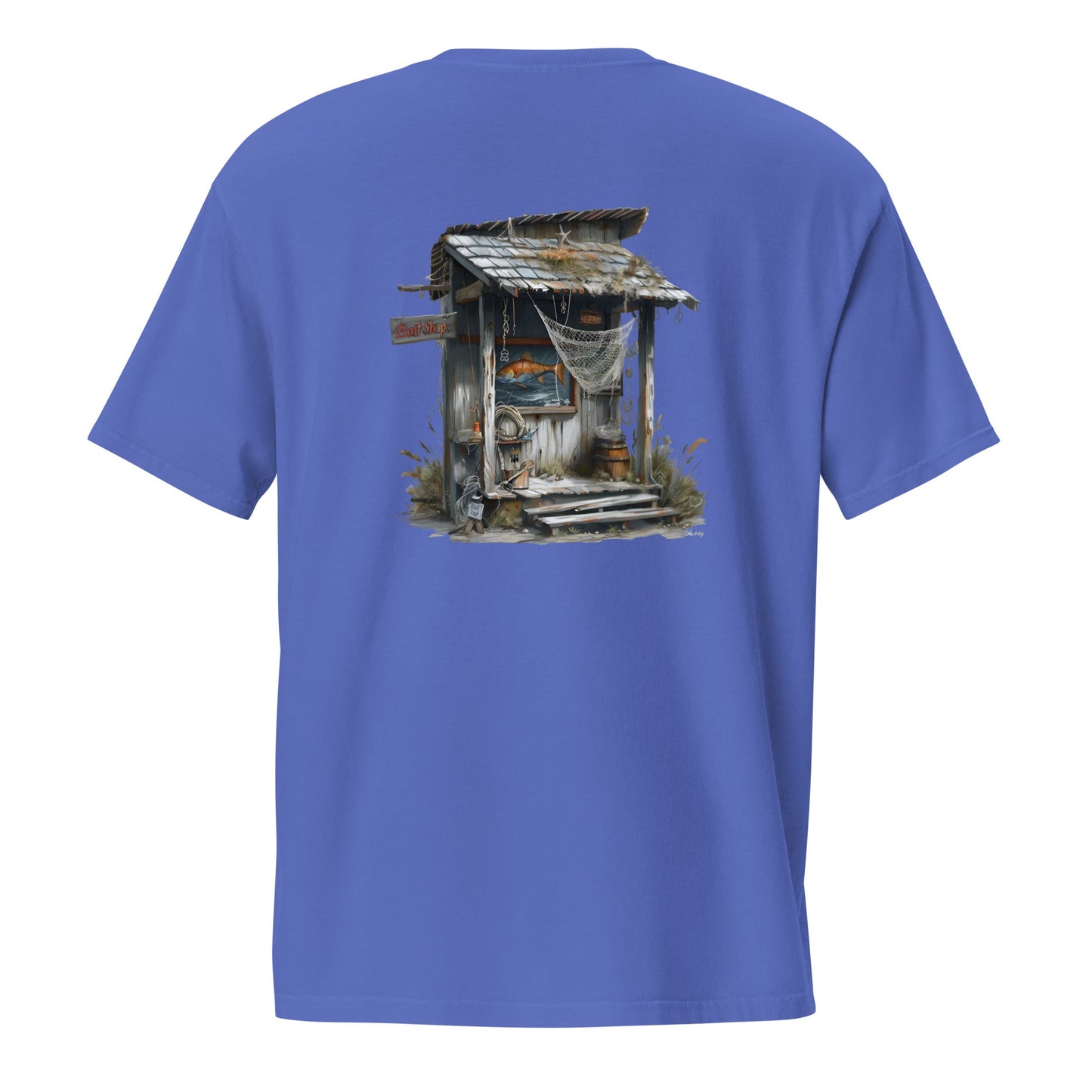 Bait Shop Back Print Men's Pocket t-shirt - Ruppy's Creations