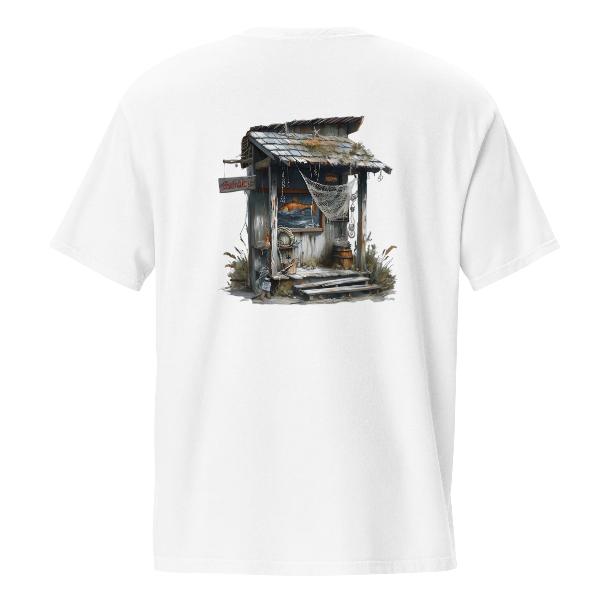 Bait Shop Back Print Men's Pocket t-shirt - Ruppy's Creations