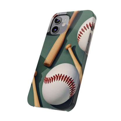 Baseball Fan I phone Slim Phone Cases - Ruppy's Creations