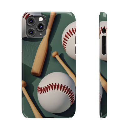 Baseball Fan I phone Slim Phone Cases - Ruppy's Creations