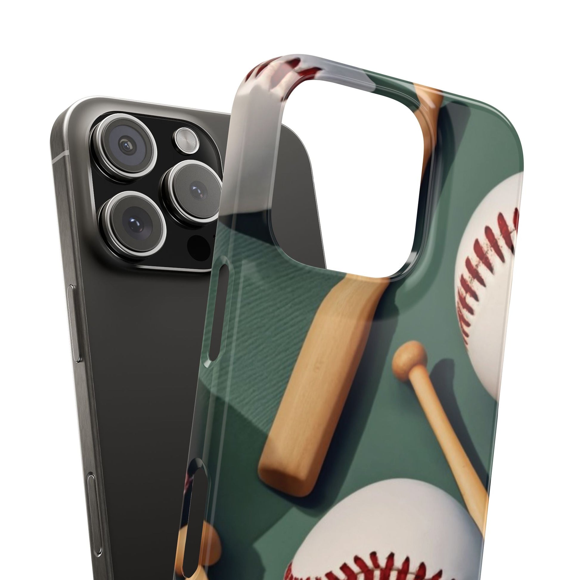 Baseball Fan I phone Slim Phone Cases - Ruppy's Creations