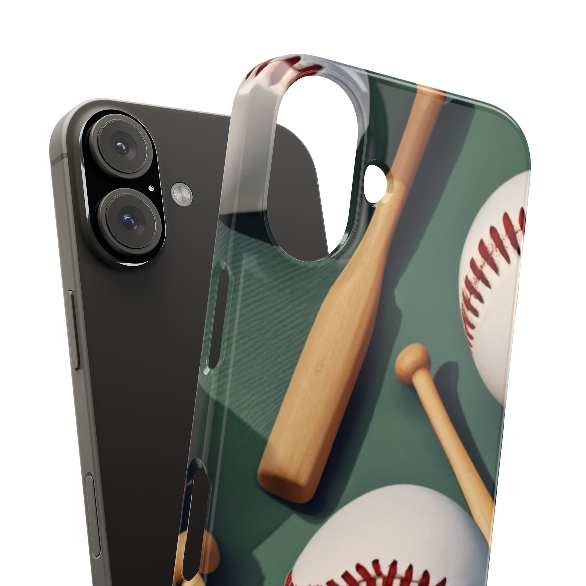 Baseball Fan I phone Slim Phone Cases - Ruppy's Creations