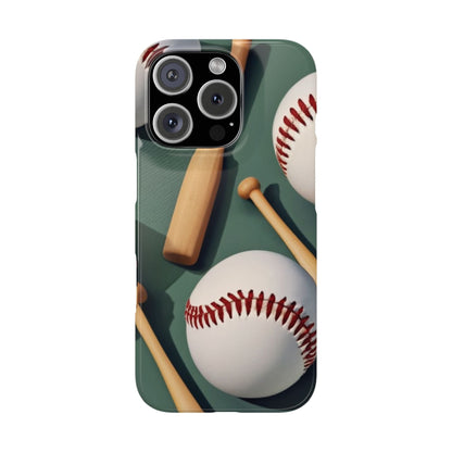 Baseball Fan I phone Slim Phone Cases - Ruppy's Creations