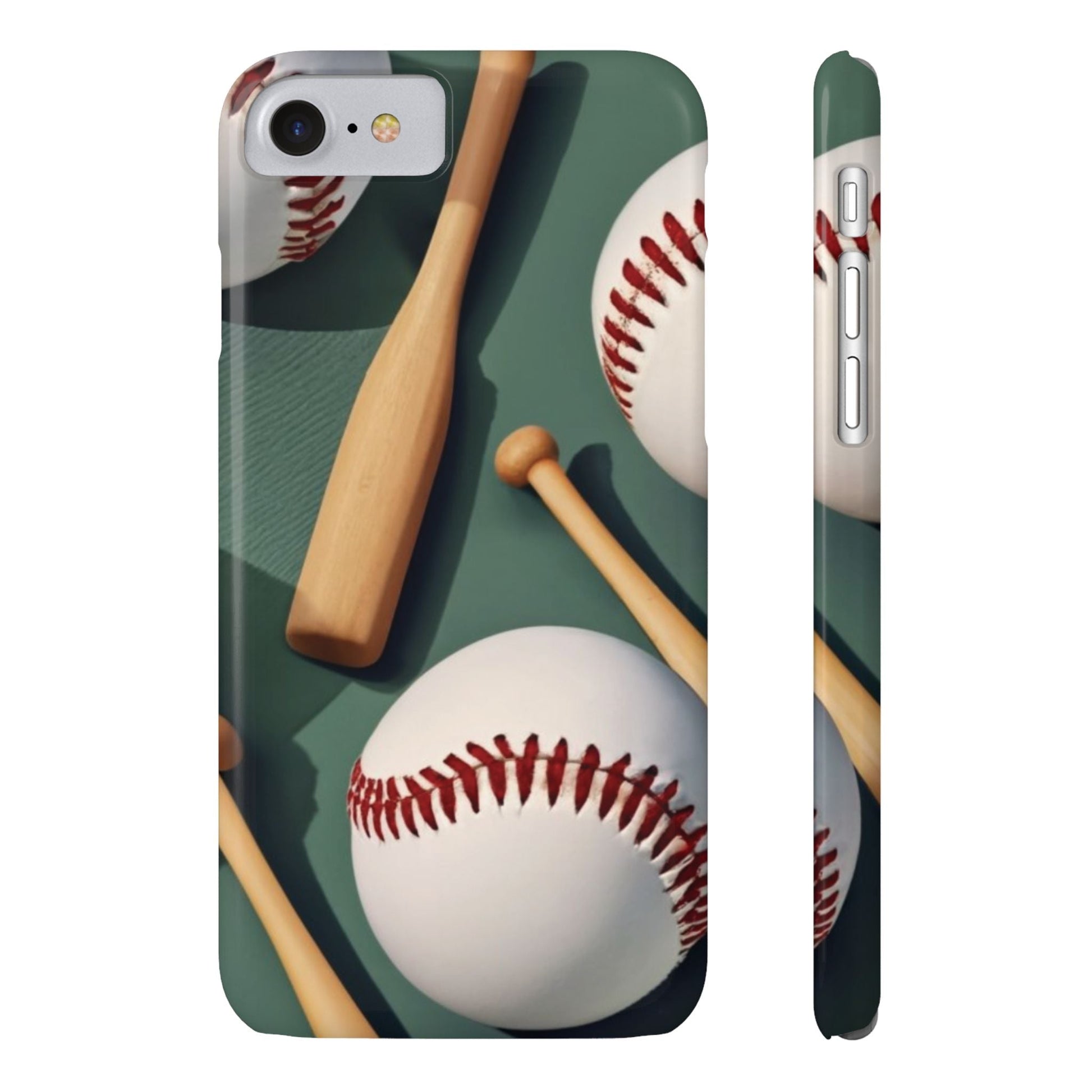 Baseball Fan I phone Slim Phone Cases - Ruppy's Creations