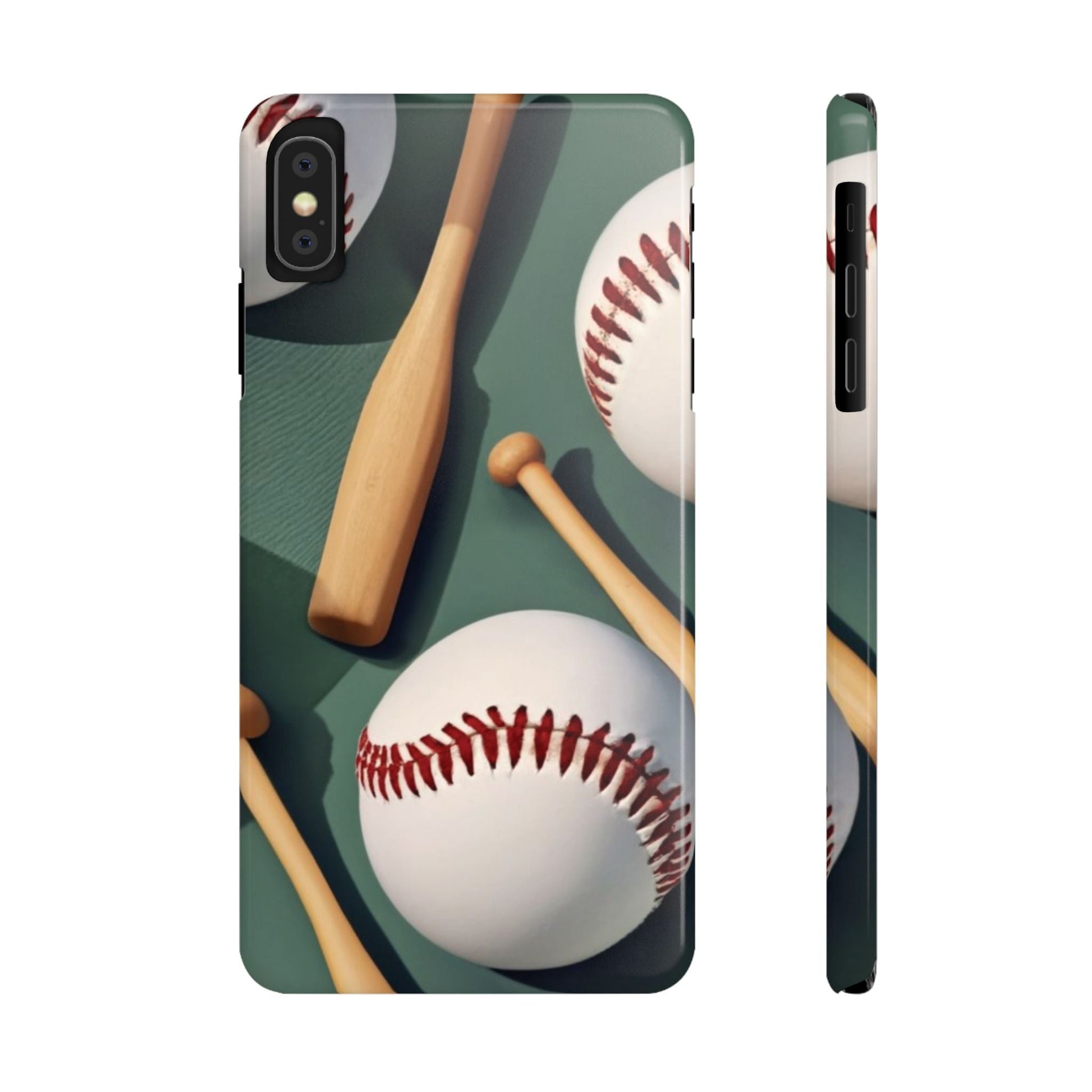 Baseball Fan I phone Slim Phone Cases - Ruppy's Creations