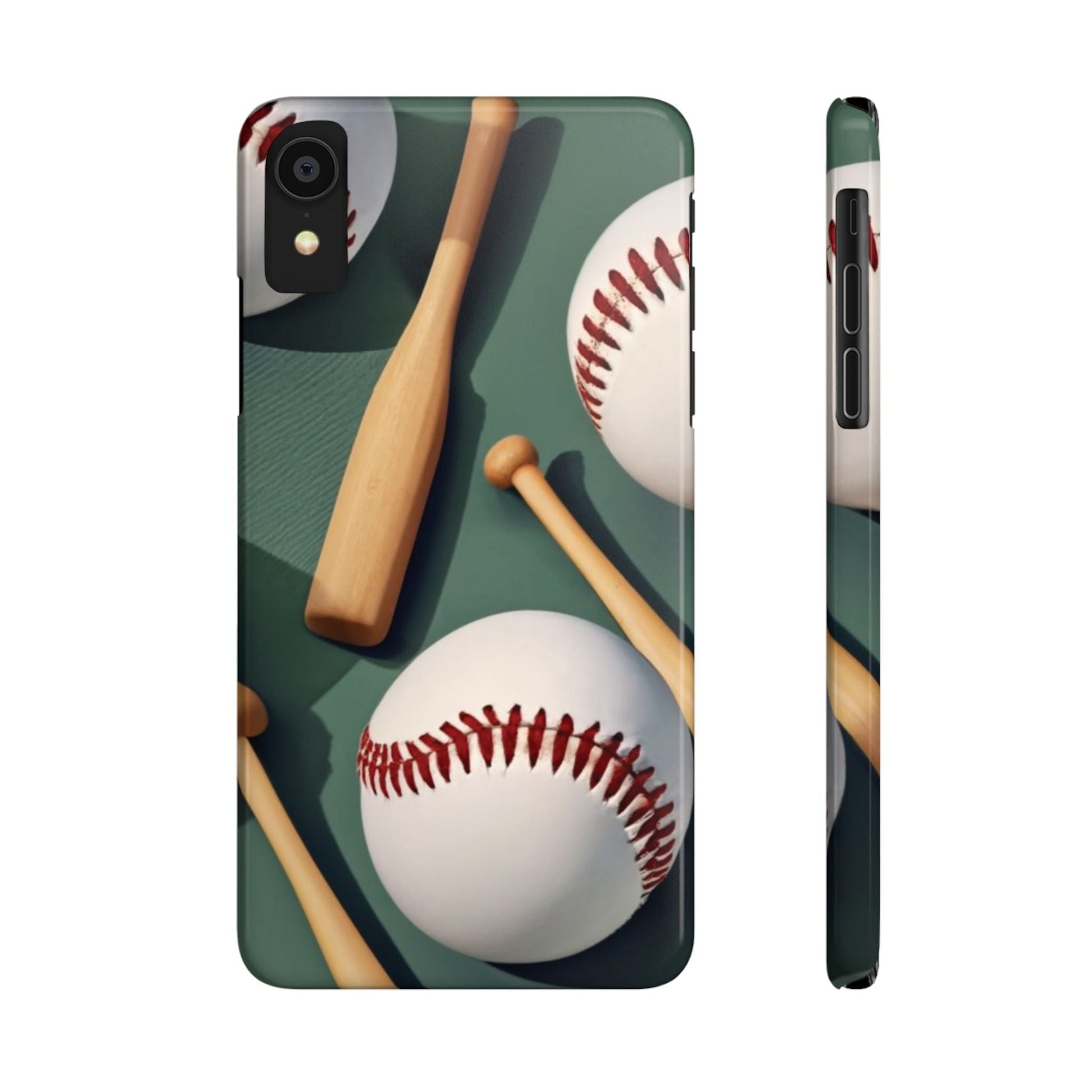 Baseball Fan I phone Slim Phone Cases - Ruppy's Creations