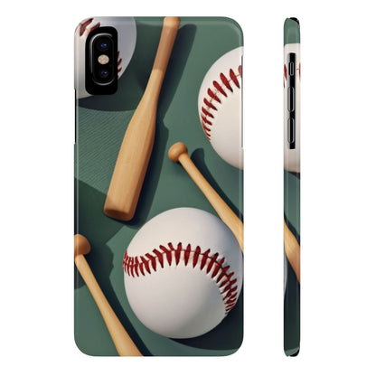 Baseball Fan I phone Slim Phone Cases - Ruppy's Creations