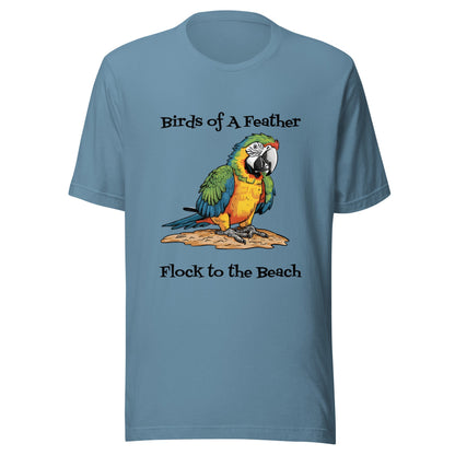 Beach Parrot Unisex T-shirt - Ruppy's Creations