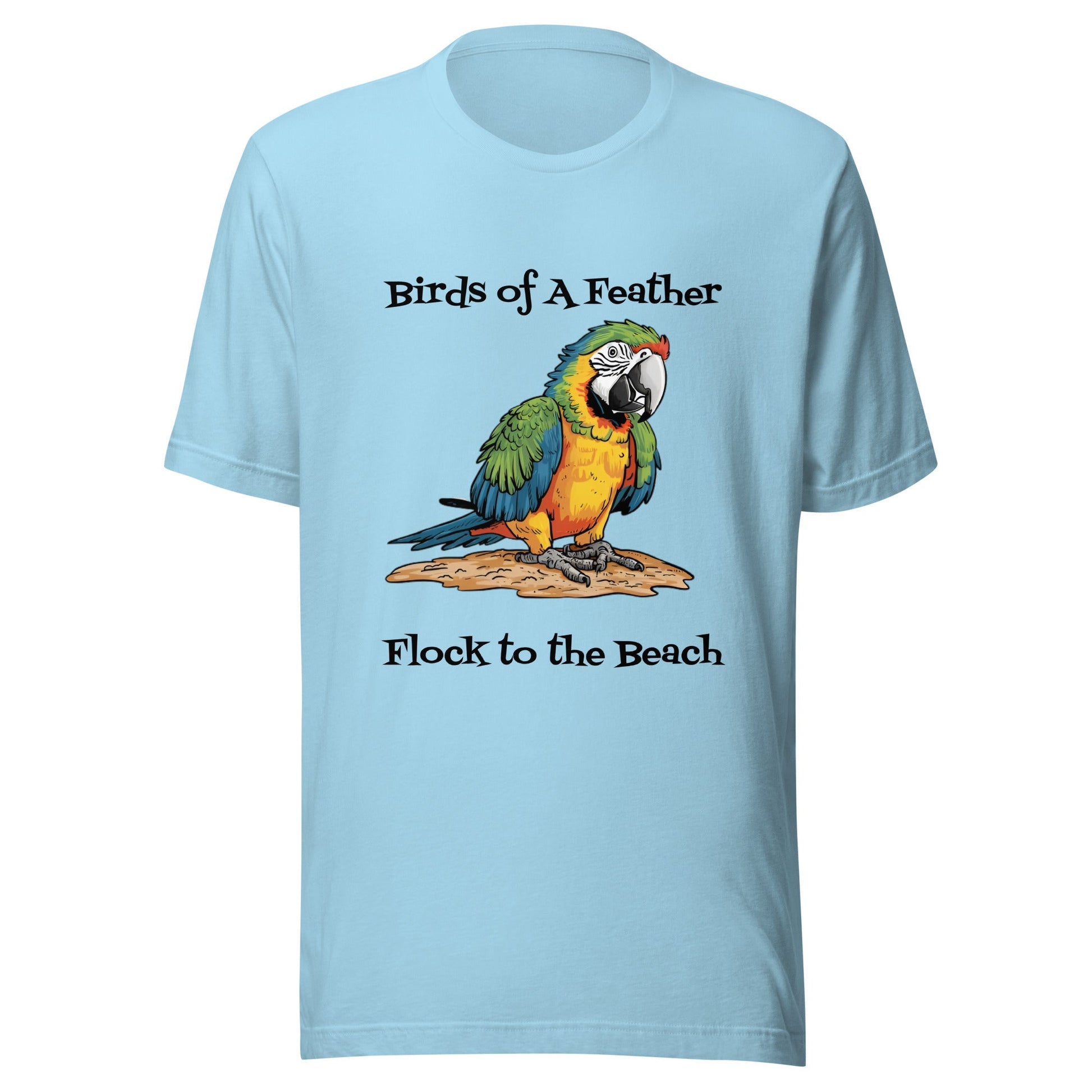 Beach Parrot Unisex T-shirt - Ruppy's Creations