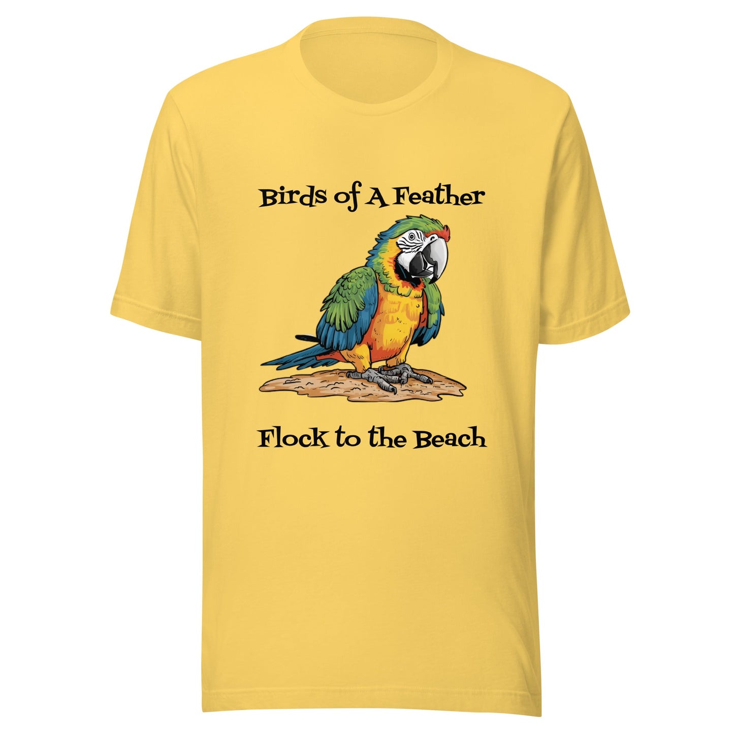 Beach Parrot Unisex T-shirt - Ruppy's Creations