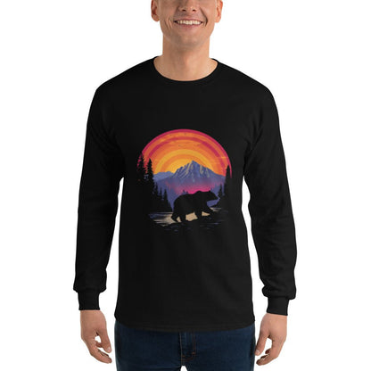 Bear Mountain Men’s Long Sleeve Shirt - Ruppy's Creations