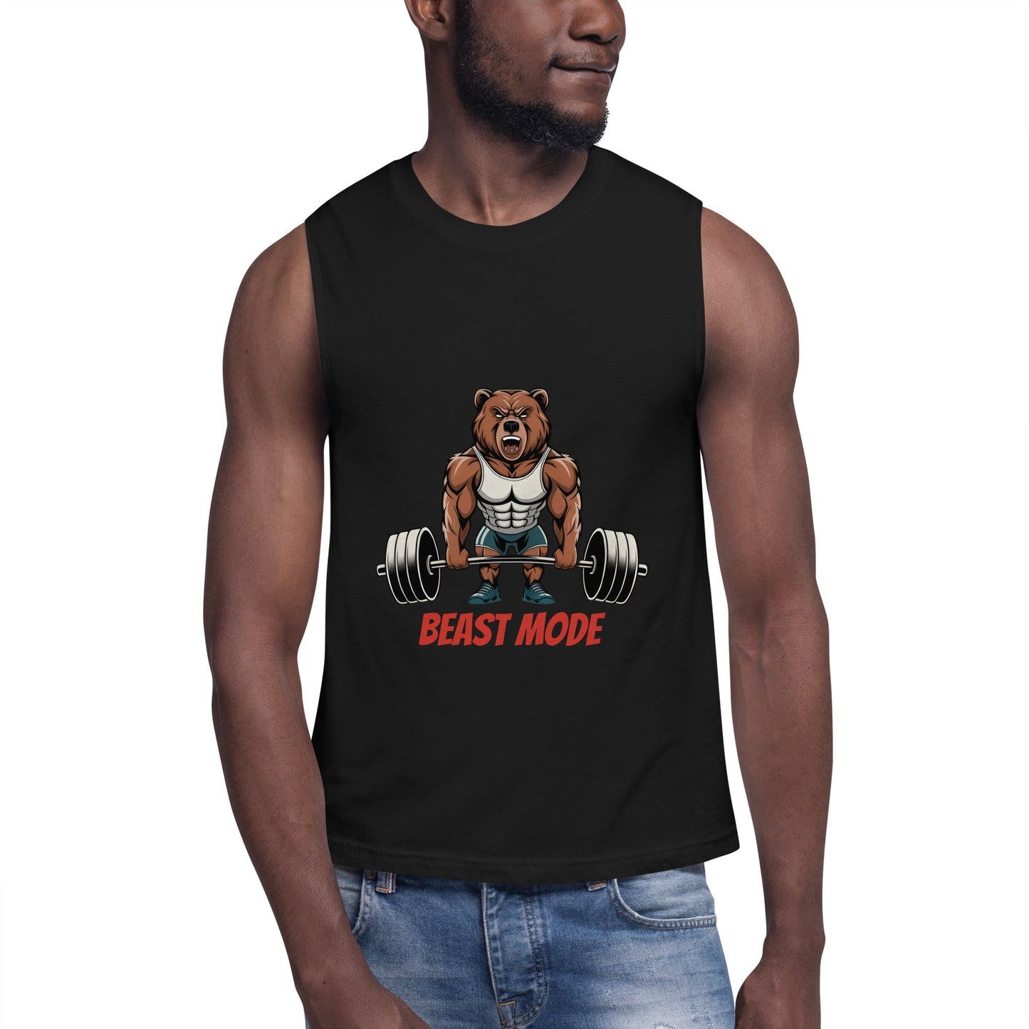 Beast Mode Muscle Shirt - Ruppy's Creations