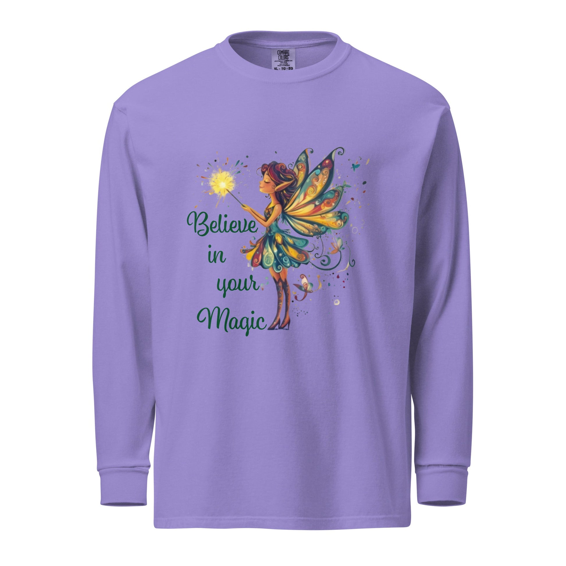 Believe Women's Heavyweight Long - sleeve Tee - Ruppy's Creations