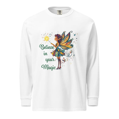 Believe Women's Heavyweight Long - sleeve Tee - Ruppy's Creations