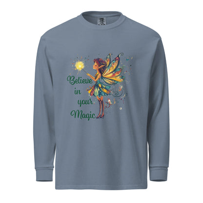 Believe Women's Heavyweight Long - sleeve Tee - Ruppy's Creations