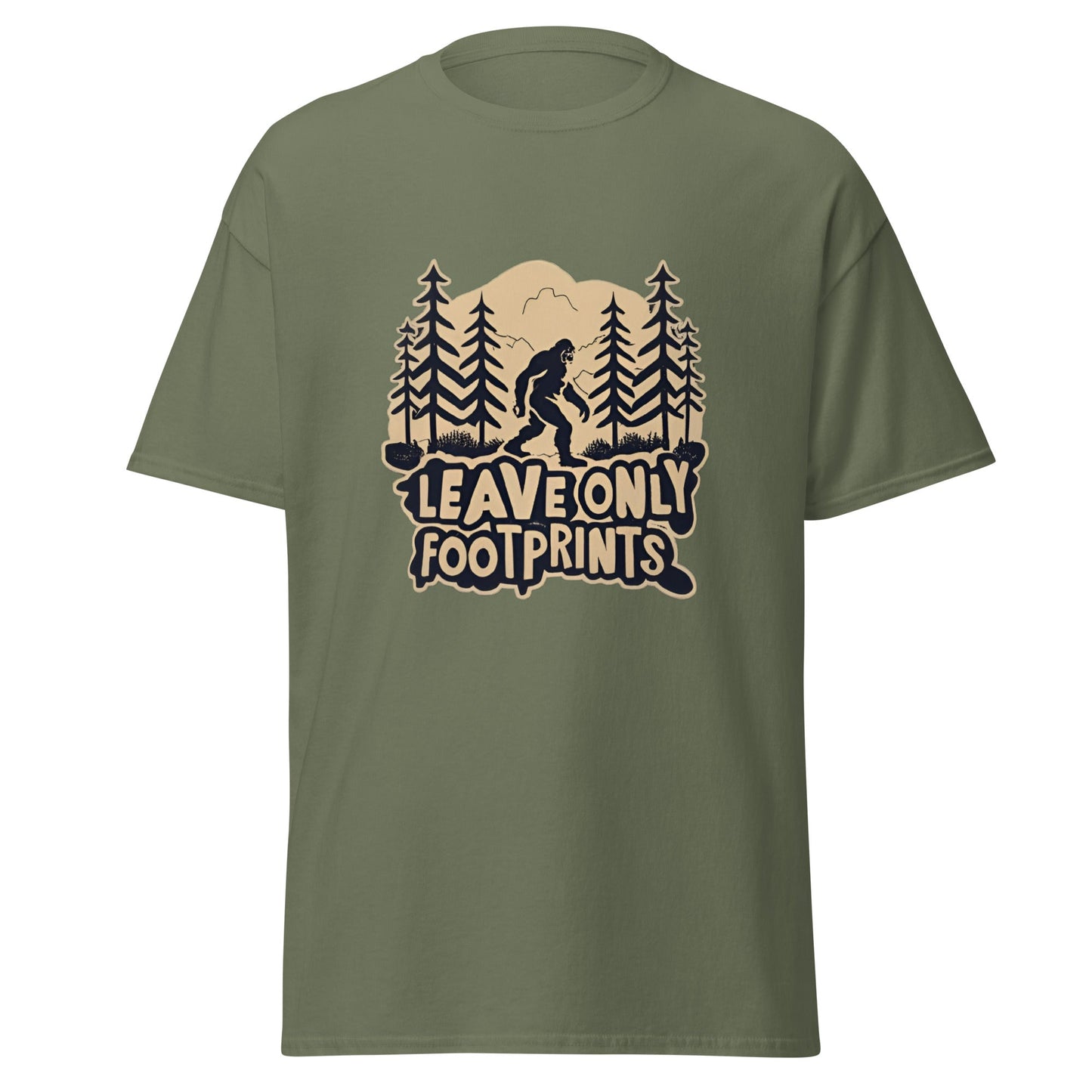 BigFoot - Leave Only Foot Prints Men's Classic Tee (sizes up to 3x) - Ruppy's Creations