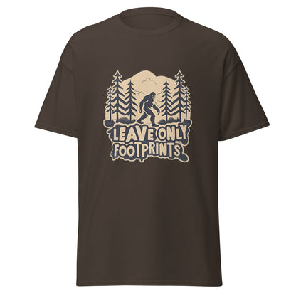 BigFoot - Leave Only Foot Prints Men's Classic Tee (sizes up to 3x) - Ruppy's Creations