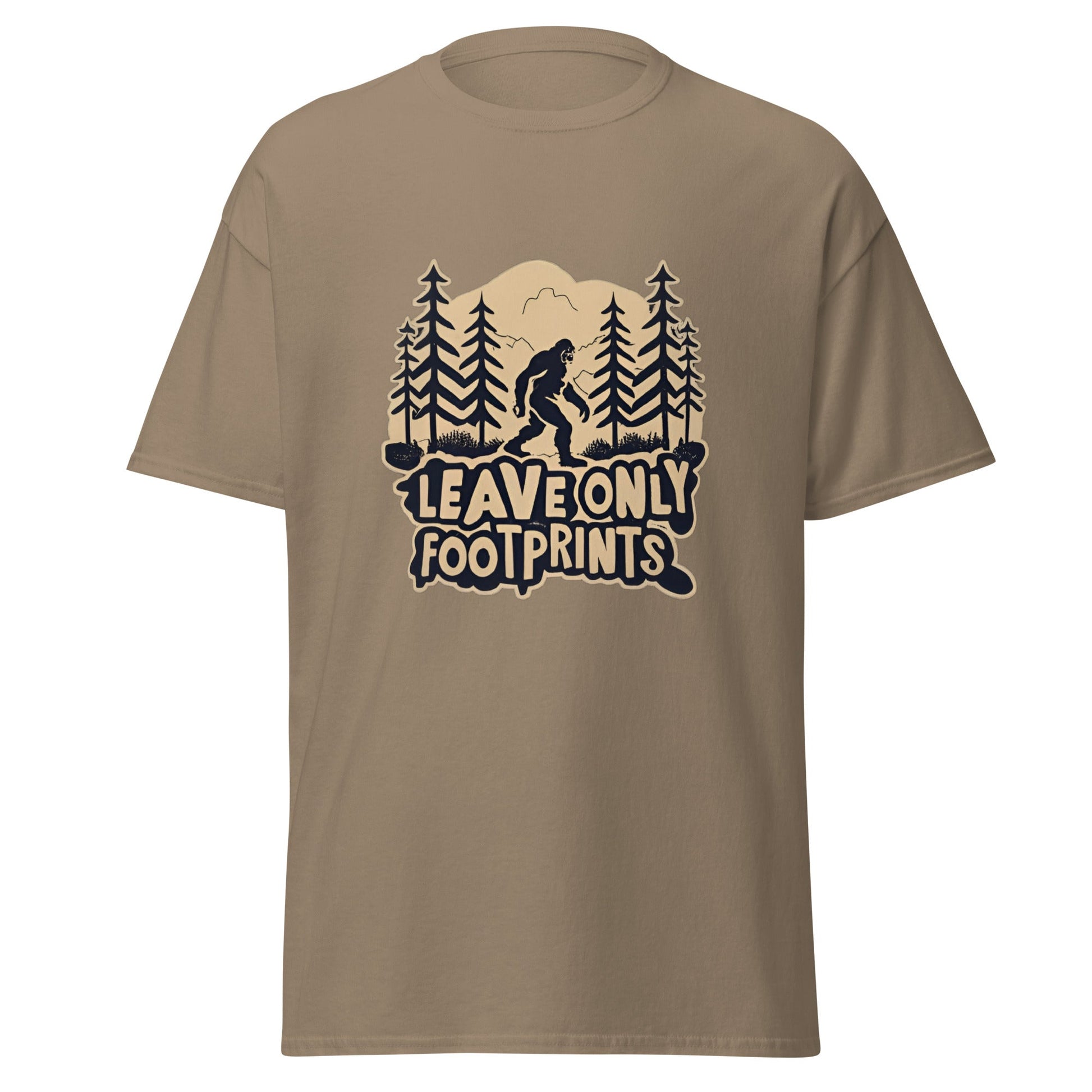 BigFoot - Leave Only Foot Prints Men's Classic Tee (sizes up to 3x) - Ruppy's Creations