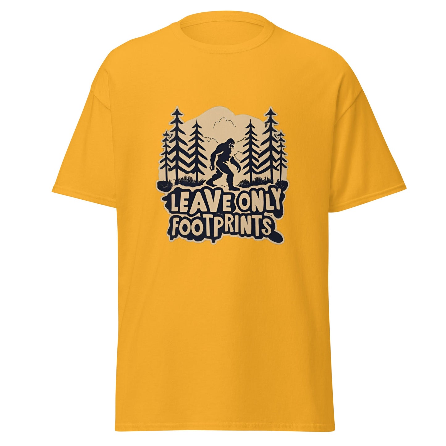 BigFoot - Leave Only Foot Prints Men's Classic Tee (sizes up to 3x) - Ruppy's Creations