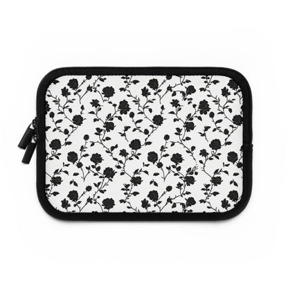 Black Rose Laptop Sleeve - Ruppy's Creations