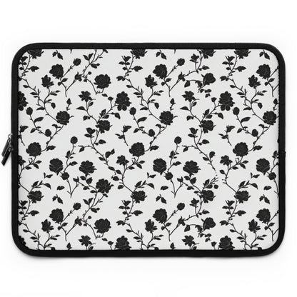 Black Rose Laptop Sleeve - Ruppy's Creations