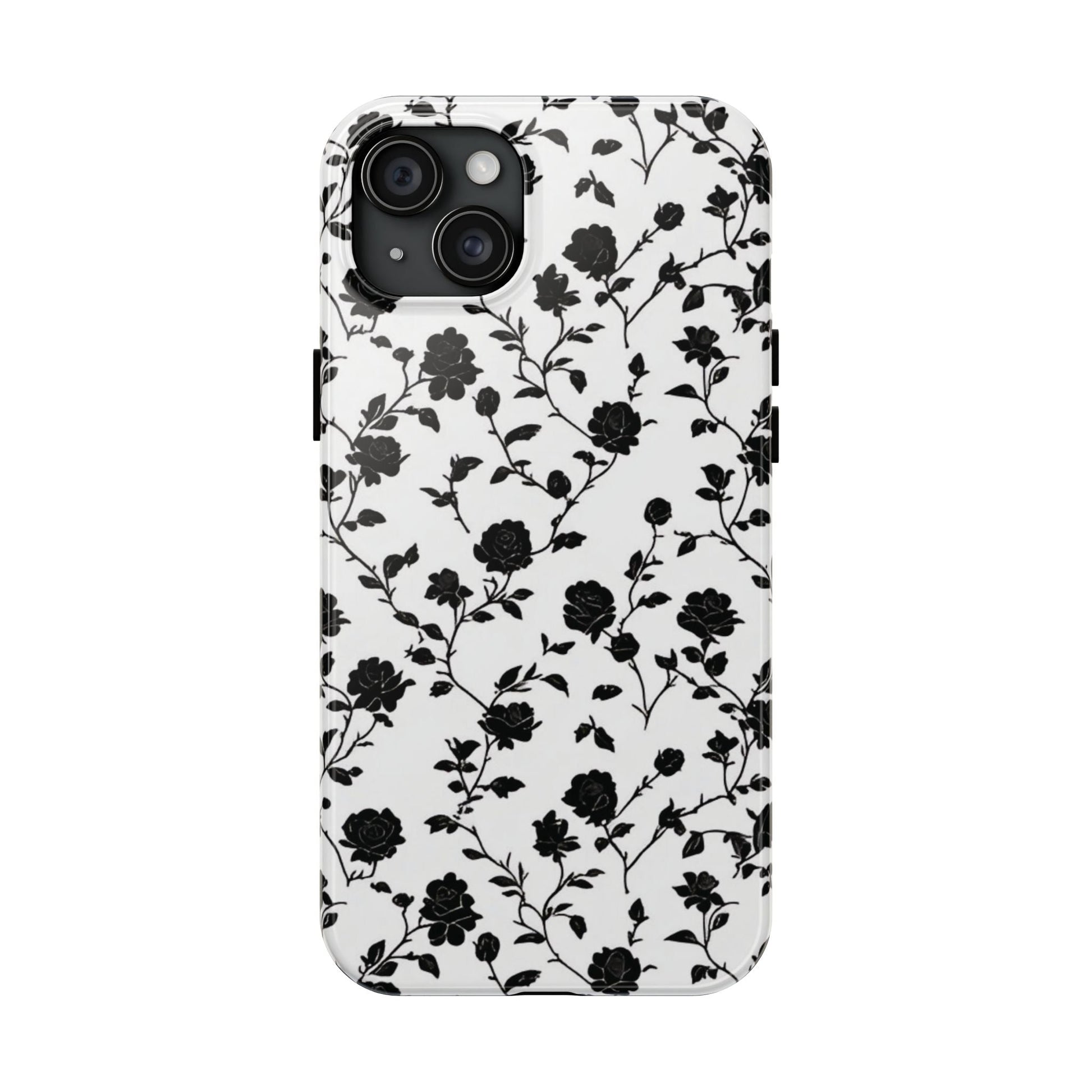 Black Rose Tough Phone Case For iphone & Samsung - Ruppy's Creations