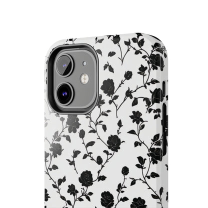 Black Rose Tough Phone Case For iphone & Samsung - Ruppy's Creations